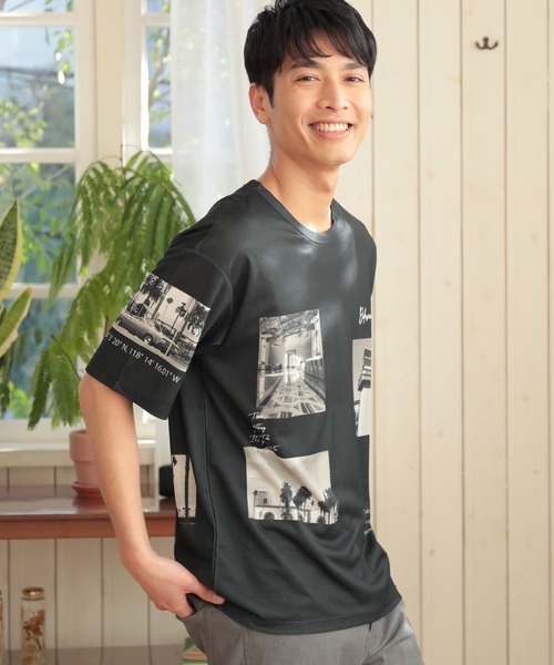 UNION STATION(ユニオンステーション)の「メモリアルフォトプリントカットソー(Tシャツ/カットソー・メンズ・ホワイト/ブラック・LL/M/L)」の19枚目の写真