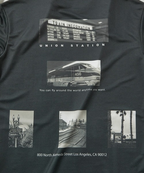 UNION STATION(ユニオンステーション)の「メモリアルフォトプリントカットソー(Tシャツ/カットソー・メンズ・ホワイト/ブラック・LL/M/L)」の7枚目の写真