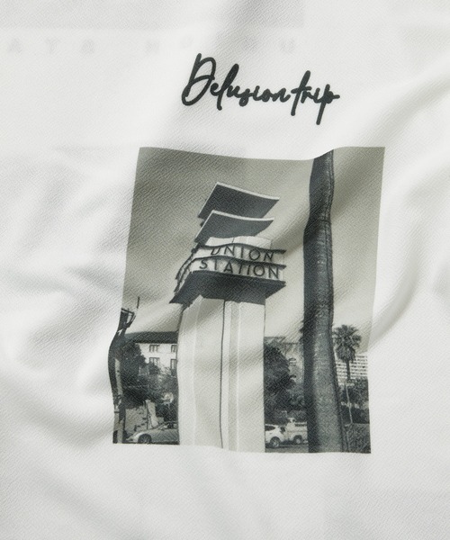 UNION STATION(ユニオンステーション)の「メモリアルフォトプリントカットソー(Tシャツ/カットソー・メンズ・ホワイト/ブラック・LL/M/L)」の14枚目の写真