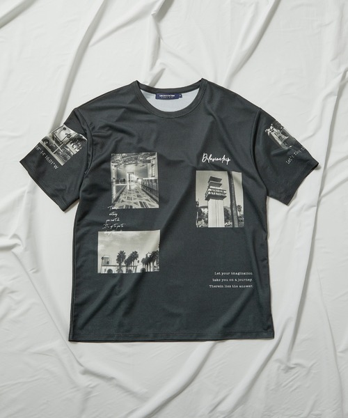 UNION STATION(ユニオンステーション)の「メモリアルフォトプリントカットソー(Tシャツ/カットソー・メンズ・ホワイト/ブラック・LL/M/L)」の5枚目の写真