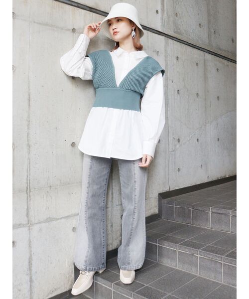 MURUA（ムルーア）の「パイルバケットハット（ハット・レディース・ブラック/アイボリー/ベージュ・FREE）」の12枚目の写真