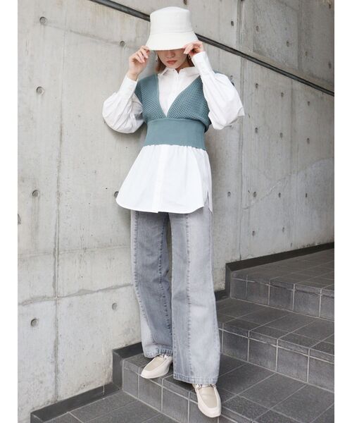 MURUA（ムルーア）の「パイルバケットハット（ハット・レディース・ブラック/アイボリー/ベージュ・FREE）」の13枚目の写真