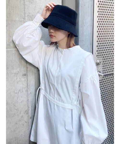 MURUA（ムルーア）の「パイルバケットハット（ハット・レディース・ブラック/アイボリー/ベージュ・FREE）」の16枚目の写真