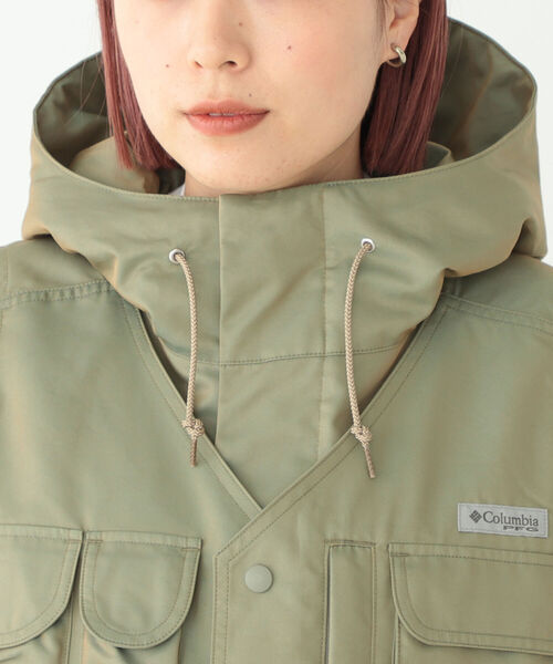 BEAMS BOY(ビームスボーイ)の「<WOMEN>COLUMBIA × BEAMS / 別注 Logriver BMS Insulated Jacket(マウンテンパーカー・レディース・オリーブ/ライトブラウン・XS)」の7枚目の写真