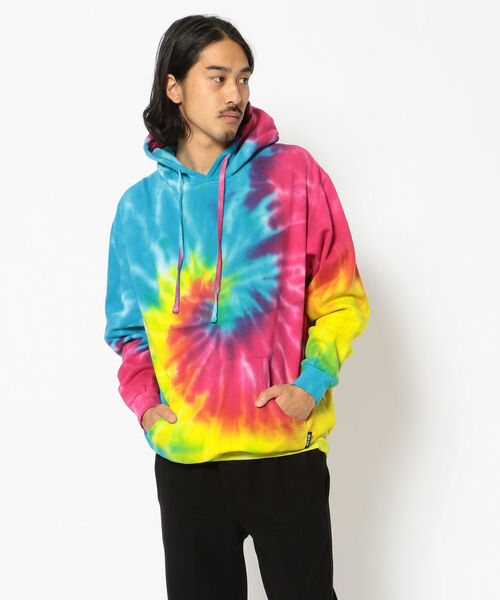 RAWLIFE（ロウライフ）の「BACK SPIN!/バックスピン!/TIE DYE BACK LOGO PARKA（パーカー・メンズ・その他・SMALL/MEDIUM/LARGE/X-LARGE）」の2枚目の写真