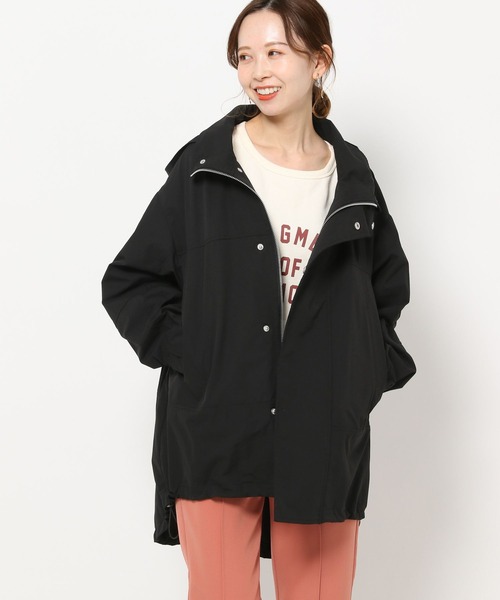 mysty woman（ミスティウーマン）の「ルーズマウンテンパーカー 261890（マウンテンパーカー・レディース・ブラック/カーキ/ライトベージュ・FREE）」の6枚目の写真