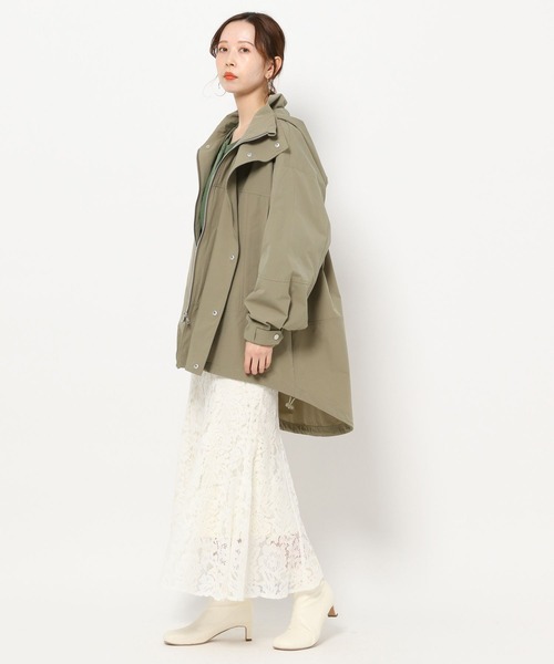 mysty woman（ミスティウーマン）の「ルーズマウンテンパーカー 261890（マウンテンパーカー・レディース・ブラック/カーキ/ライトベージュ・FREE）」の14枚目の写真