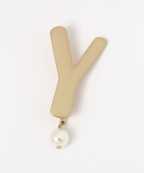 studio CLIP（スタディオクリップ）の「メタルアルファベットブローチ（ブローチ/コサージュ・レディース・その他3/その他2/その他4/その他5/その他1・FREE）」の3枚目の写真