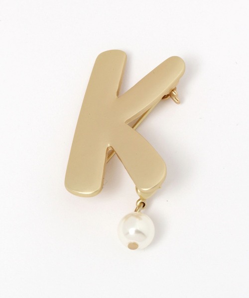 studio CLIP（スタディオクリップ）の「メタルアルファベットブローチ（ブローチ/コサージュ・レディース・その他3/その他2/その他4/その他5/その他1・FREE）」の5枚目の写真