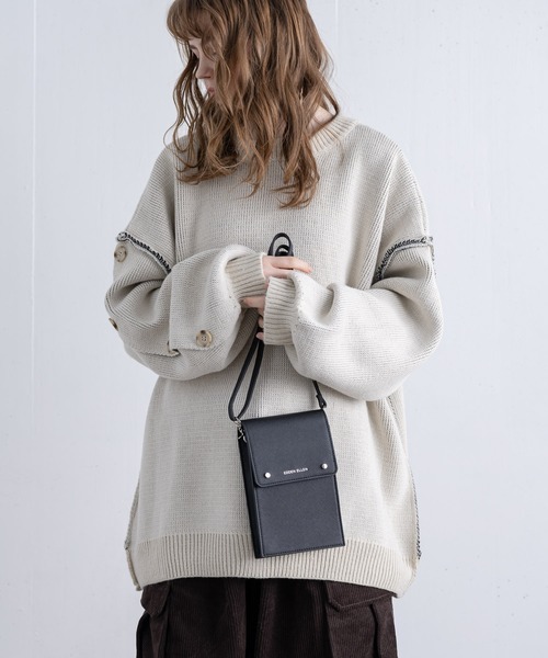EDDEN ELLEN(エデンエレン)の「【EDDEN ELLEN】フラップミニショルダーバッグ(ショルダーバッグ・メンズ・ブラック・FREE)」の16枚目の写真