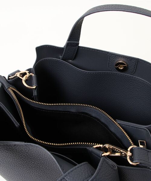 ROPE' PICNIC（ロペピクニック）の「【軽量】スウェイハンドル5層ミドルトート＆ショルダーバッグ（ショルダーバッグ・レディース・ライトグレー/ネイビー/レッド系その他・FREE）」の8枚目の写真