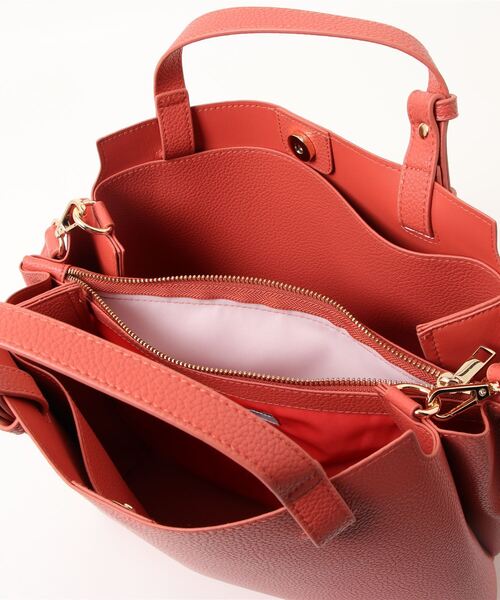 ROPE' PICNIC（ロペピクニック）の「【軽量】スウェイハンドル5層ミドルトート＆ショルダーバッグ（ショルダーバッグ・レディース・ライトグレー/ネイビー/レッド系その他・FREE）」の9枚目の写真