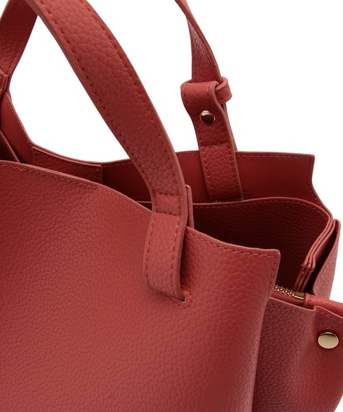 ROPE' PICNIC（ロペピクニック）の「【軽量】スウェイハンドル5層ミドルトート＆ショルダーバッグ（ショルダーバッグ・レディース・ライトグレー/ネイビー/レッド系その他・FREE）」の21枚目の写真