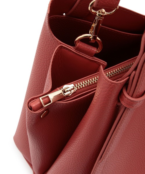 ROPE' PICNIC（ロペピクニック）の「【軽量】スウェイハンドル5層ミドルトート＆ショルダーバッグ（ショルダーバッグ・レディース・ライトグレー/ネイビー/レッド系その他・FREE）」の20枚目の写真