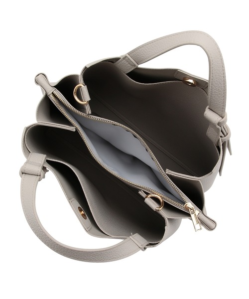 ROPE' PICNIC（ロペピクニック）の「【軽量】スウェイハンドル5層ミドルトート＆ショルダーバッグ（ショルダーバッグ・レディース・ライトグレー/ネイビー/レッド系その他・FREE）」の18枚目の写真