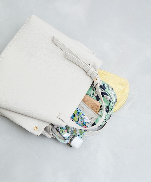 ROPE' PICNIC（ロペピクニック）の「【軽量】スウェイハンドル5層ミドルトート＆ショルダーバッグ（ショルダーバッグ・レディース・ライトグレー/ネイビー/レッド系その他・FREE）」の11枚目の写真