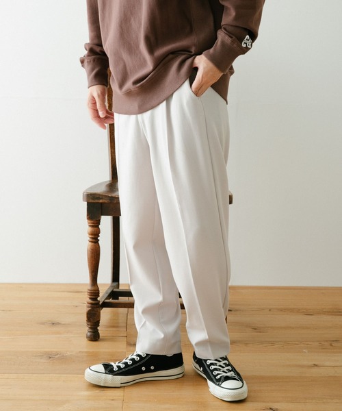 ITEMS URBANRESEARCH（アイテムズ アーバンリサーチ）の「『セットアップ対応』TRスラックス（スラックス・メンズ・ブラック/グレー/オフホワイト/ブルー/グリーン・MEDIUM/LARGE）」の2枚目の写真