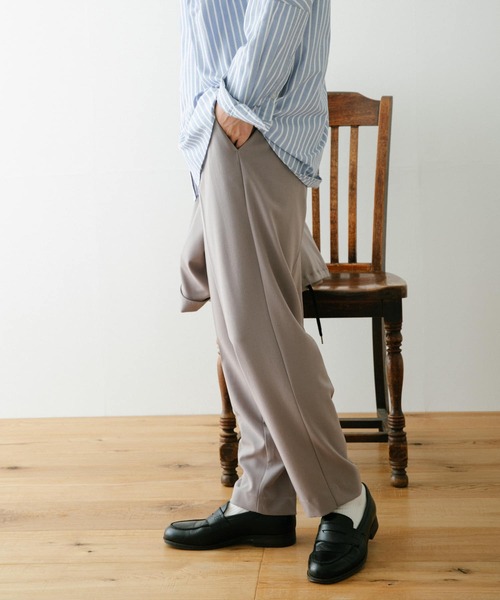 ITEMS URBANRESEARCH（アイテムズ アーバンリサーチ）の「『セットアップ対応』TRスラックス（スラックス・メンズ・ブラック/グレー/オフホワイト/ブルー/グリーン・MEDIUM/LARGE）」の6枚目の写真