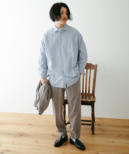 ITEMS URBANRESEARCH（アイテムズ アーバンリサーチ）の「『セットアップ対応』TRスラックス（スラックス・メンズ・ブラック/グレー/オフホワイト/ブルー/グリーン・MEDIUM/LARGE）」の11枚目の写真