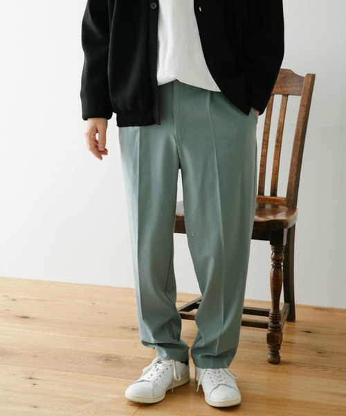 ITEMS URBANRESEARCH（アイテムズ アーバンリサーチ）の「『セットアップ対応』TRスラックス（スラックス・メンズ・ブラック/グレー/オフホワイト/ブルー/グリーン・MEDIUM/LARGE）」の20枚目の写真