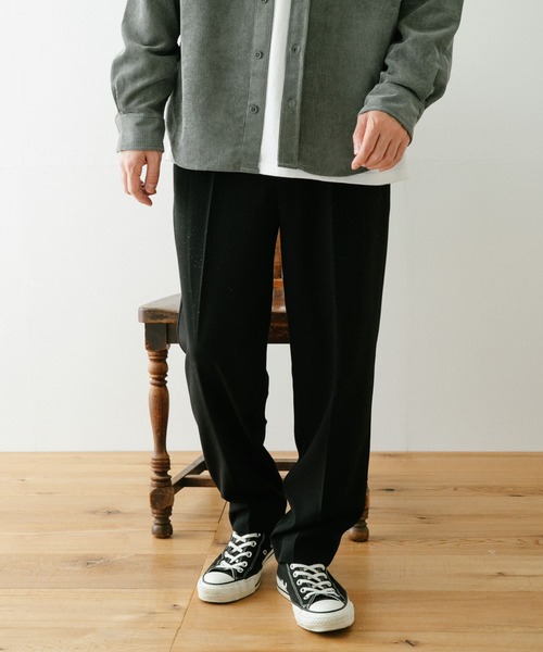 ITEMS URBANRESEARCH（アイテムズ アーバンリサーチ）の「『セットアップ対応』TRスラックス（スラックス・メンズ・ブラック/グレー/オフホワイト/ブルー/グリーン・MEDIUM/LARGE）」の21枚目の写真