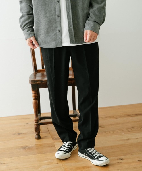 ITEMS URBANRESEARCH（アイテムズ アーバンリサーチ）の「『セットアップ対応』TRスラックス（スラックス・メンズ・ブラック/グレー/オフホワイト/ブルー/グリーン・MEDIUM/LARGE）」の17枚目の写真