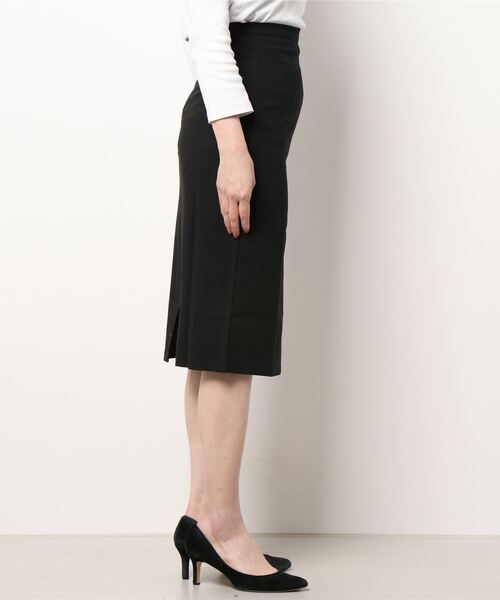 Anuenue(アヌエヌエ)の「タック入り 膝丈タイトスカート(スカート・レディース・ブラック/パープル/ライトグリーン・2L/S/M/L)」の11枚目の写真