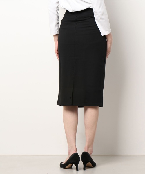 Anuenue(アヌエヌエ)の「タック入り 膝丈タイトスカート(スカート・レディース・ブラック/パープル/ライトグリーン・2L/S/M/L)」の13枚目の写真