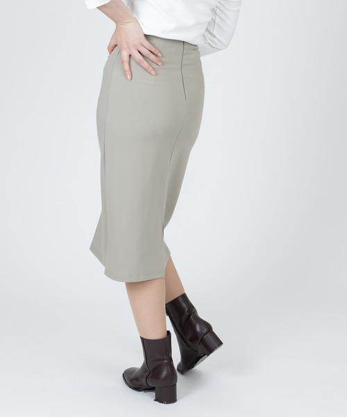 Anuenue(アヌエヌエ)の「タック入り 膝丈タイトスカート(スカート・レディース・ブラック/パープル/ライトグリーン・2L/S/M/L)」の19枚目の写真