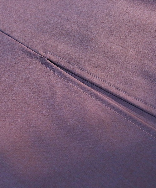 Anuenue(アヌエヌエ)の「タック入り 膝丈タイトスカート(スカート・レディース・ブラック/パープル/ライトグリーン・2L/S/M/L)」の9枚目の写真