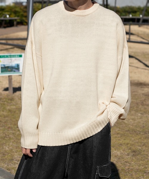 PairPair（ペアペア）の「ハンドサガラ刺繍ニットプルオーバー(ユニセックス)（ニット/セーター・レディース・グリーン/アイボリー/グレイッシュブルー・FREE）」の18枚目の写真