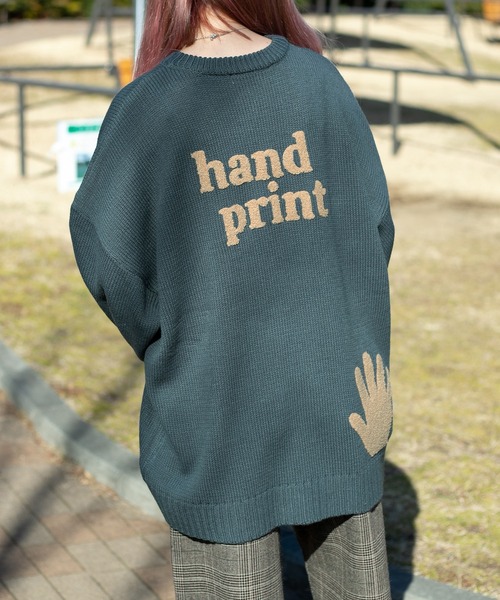 PairPair（ペアペア）の「ハンドサガラ刺繍ニットプルオーバー(ユニセックス)（ニット/セーター・レディース・グリーン/アイボリー/グレイッシュブルー・FREE）」の20枚目の写真