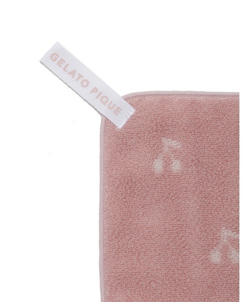gelato pique（ジェラートピケ）の「チェリーループ付きタオル（その他ルームウェア・レディース・ピンク・FREE）」の3枚目の写真