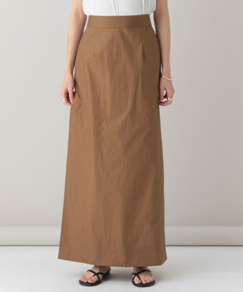 美品 カレンソロジー 23SS モノトーンプリントスカート マキシ丈 スリット 美品 カレンソロジー 23SS モノトーンプリントスカート マキシ丈