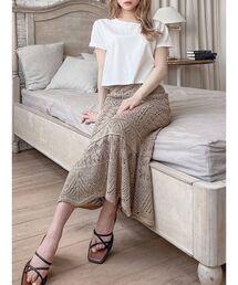 RESEXXY | セイムカラー刺繍ロゴTシャツ(Tシャツ/カットソー)