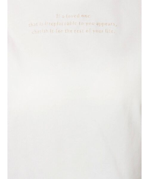 RESEXXY（リゼクシー）の「セイムカラー刺繍ロゴTシャツ（Tシャツ/カットソー・レディース・ホワイト/ブルー/ベージュ/ブラック/ブラウン・FREE）」の9枚目の写真