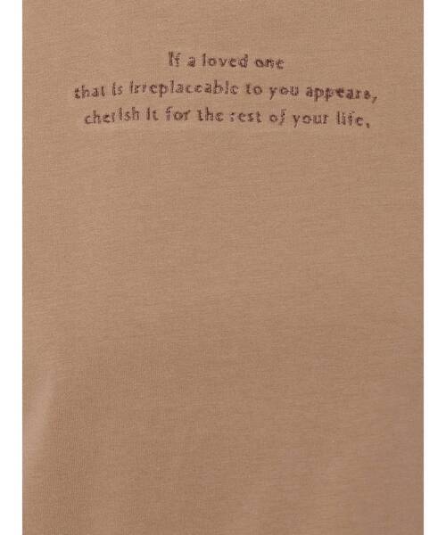 RESEXXY（リゼクシー）の「セイムカラー刺繍ロゴTシャツ（Tシャツ/カットソー・レディース・ホワイト/ブルー/ベージュ/ブラック/ブラウン・FREE）」の12枚目の写真