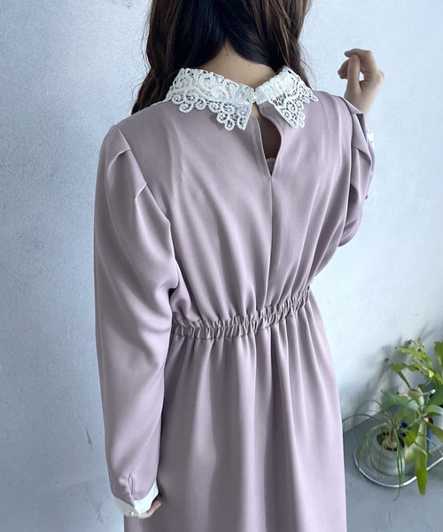 OLIVE des OLIVE(オリーブデオリーブ)の「【WEB限定】お上品ワンピース(ワンピース・レディース・ブラック/ベージュ/ラベンダー・FREE)」の11枚目の写真