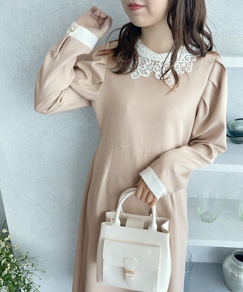 OLIVE des OLIVE(オリーブデオリーブ)の「【WEB限定】お上品ワンピース(ワンピース・レディース・ブラック/ベージュ/ラベンダー・FREE)」の15枚目の写真