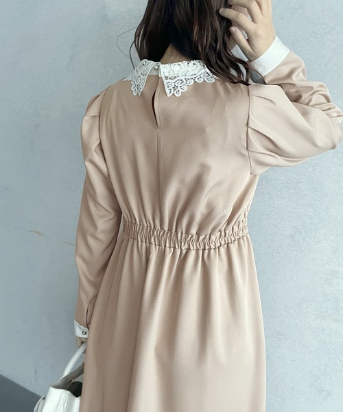 OLIVE des OLIVE(オリーブデオリーブ)の「【WEB限定】お上品ワンピース(ワンピース・レディース・ブラック/ベージュ/ラベンダー・FREE)」の16枚目の写真