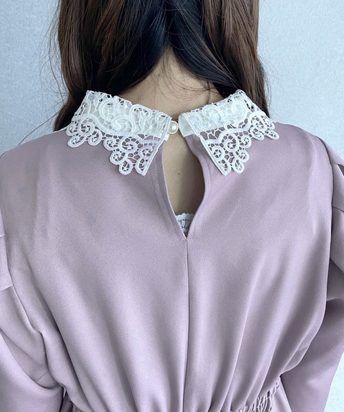 OLIVE des OLIVE(オリーブデオリーブ)の「【WEB限定】お上品ワンピース(ワンピース・レディース・ブラック/ベージュ/ラベンダー・FREE)」の21枚目の写真