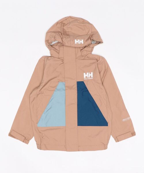 HELLY HANSEN(ヘリーハンセン)の「HELLY HANSEN / レインジャケット(その他アウター・キッズ・ピンクベージュ/インディゴブルー・110cm/140cm/120cm/130cm)」の2枚目の写真