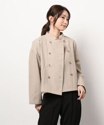 Samansa Mos2 | ダブル釦ショートジャケット(その他アウター)