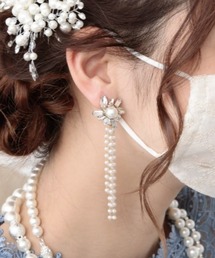 ココ パールタッセルピアス