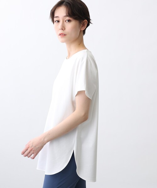 INDIVI(インディヴィ)の「◆【LLサイズ限定/2点セット/日本製/洗える】カットソー付Vネックニット(その他トップス・レディース・サックスブルー/ライトグリーン/ライトオレンジ系/チャコールグレー・19/13/15 )」の16枚目の写真