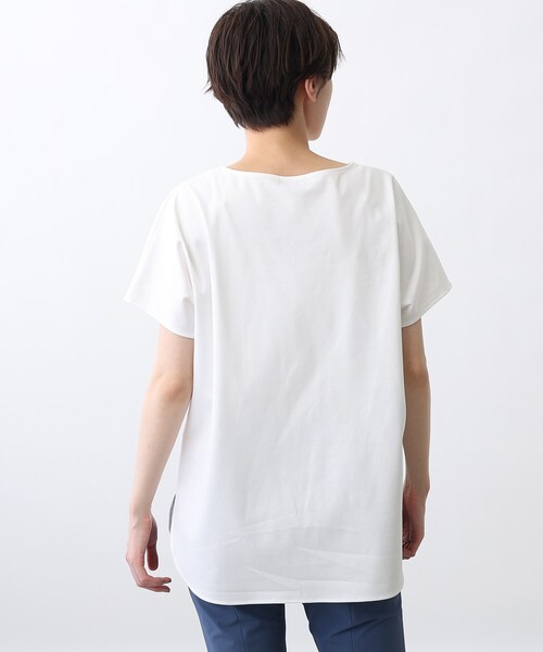 INDIVI(インディヴィ)の「◆【LLサイズ限定/2点セット/日本製/洗える】カットソー付Vネックニット(その他トップス・レディース・サックスブルー/ライトグリーン/ライトオレンジ系/チャコールグレー・19/13/15 )」の17枚目の写真