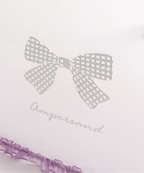 Ampersand（アンパサンド）の「フリル窓付き傘（長傘・キッズ・ピンク/ラベンダー・SMALL/MEDIUM/LARGE/X-SMALL）」の6枚目の写真