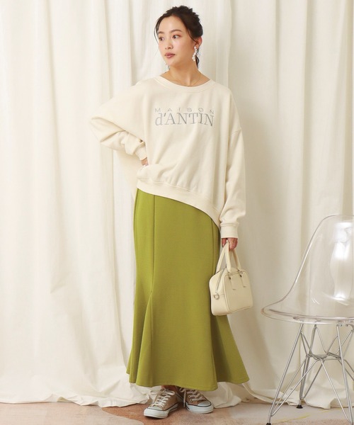 libelle more（リベル モア）の「ジャガードニットマーメイドスカート（スカート・レディース・ブラック/ピンク/ライム/グレイッシュベージュ・M/L）」の12枚目の写真