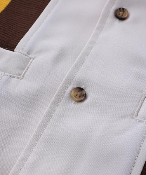 X-girl(エックスガール)の「RIB PANEL SHIRT(シャツ/ブラウス・レディース・ブラック/ピンク/ホワイト・M/S)」の15枚目の写真