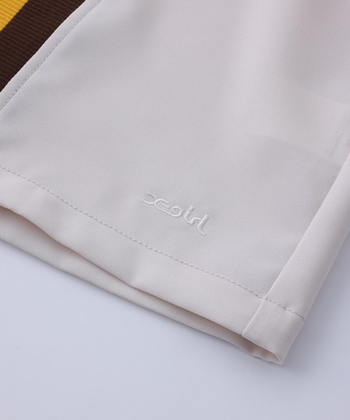 X-girl(エックスガール)の「RIB PANEL SHIRT(シャツ/ブラウス・レディース・ブラック/ピンク/ホワイト・M/S)」の16枚目の写真